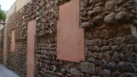 Muralla Granollers Carrer Jaume Camp i Lloreda