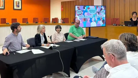 momento de la presentaci&oacute;n de los resultados de los Presupuestos participativos de Granollers elegidos