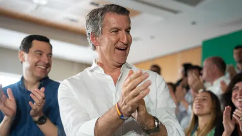Alberto N&uacute;&ntilde;ez Feij&oacute;o y Juanma Moreno, Foto del PP