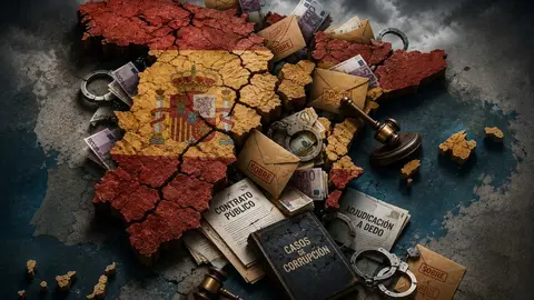 Espa&ntilde;a rota por la corrupci&oacute;n