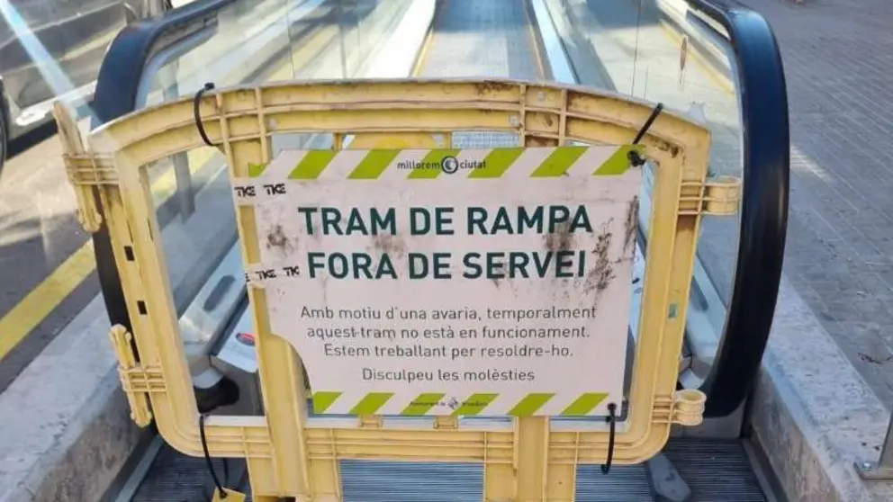 Las rampas de la Font Verda, eternamente en obras