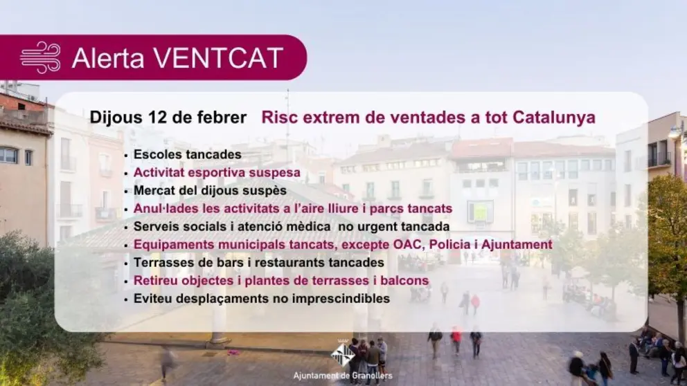Alerta Granollers Vencat