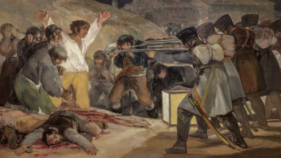 El 3 de mayo en Madrid o ''Los fusilamientos'' por Francisco de Goya y Lucientes - Museo del Prado