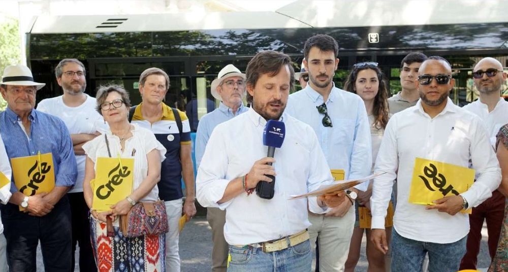 Un momento de la lectura del manifiesta CREE realizada por nuestro colaborador Borja Soto Foxá
