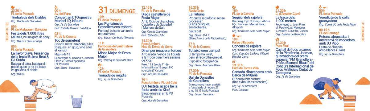 Cartell programa Festa Major de GRanollers 2025_15