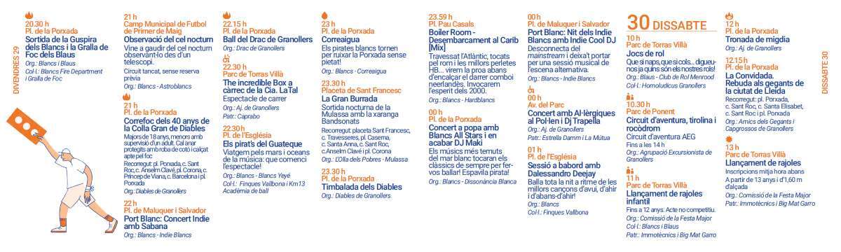 Cartell programa Festa Major de GRanollers 2025_13