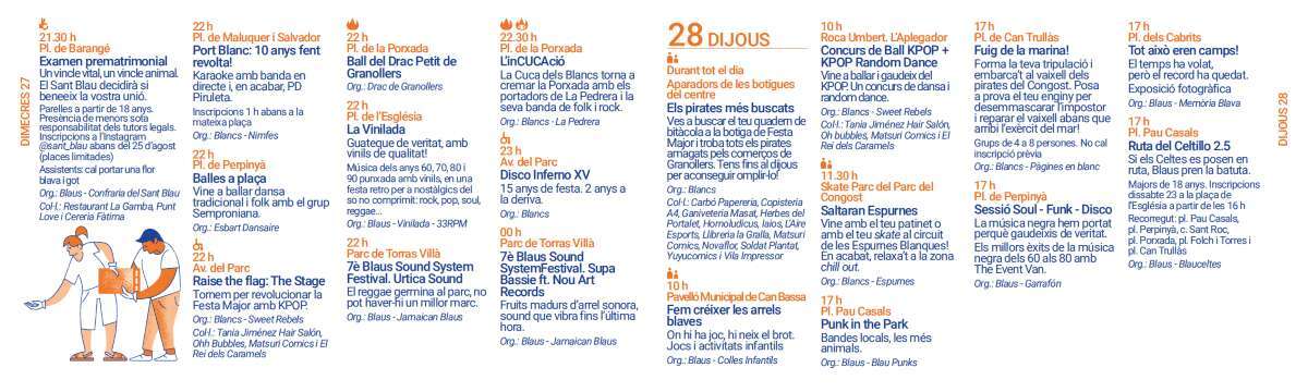 Cartell programa Festa Major de GRanollers 2025_10