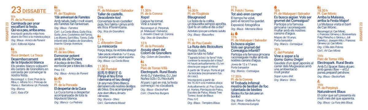 Cartell programa Festa Major de GRanollers 2025_02