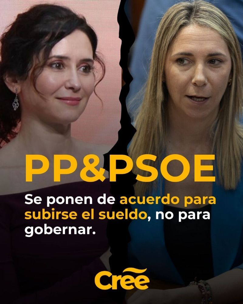 PP y PSOE pactan en Madrid aumentarse sus sueldos