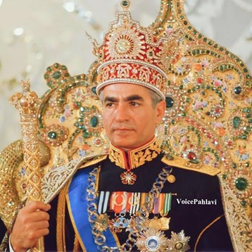 el Rey Ariyamehr, shah de Persia