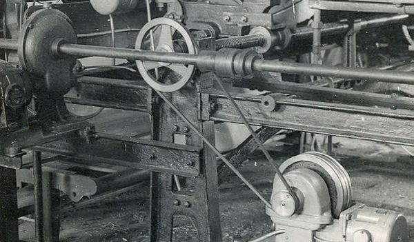 Máquines de la fábrica Roca-Umbert. Foto Arxiu Municipal Granollers