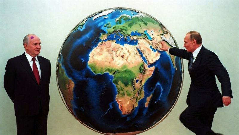 Poco se imaginaba Gorbachov de que años más tarde un sucesor como Putin dominaría el relato mundial