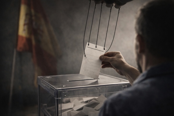 Nuestro foto está dirigido como una marioneta por los partidos políticos