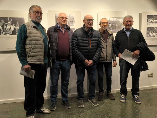 De izquierda a derecha Gómez, Raga, Prat, Baños y Masip