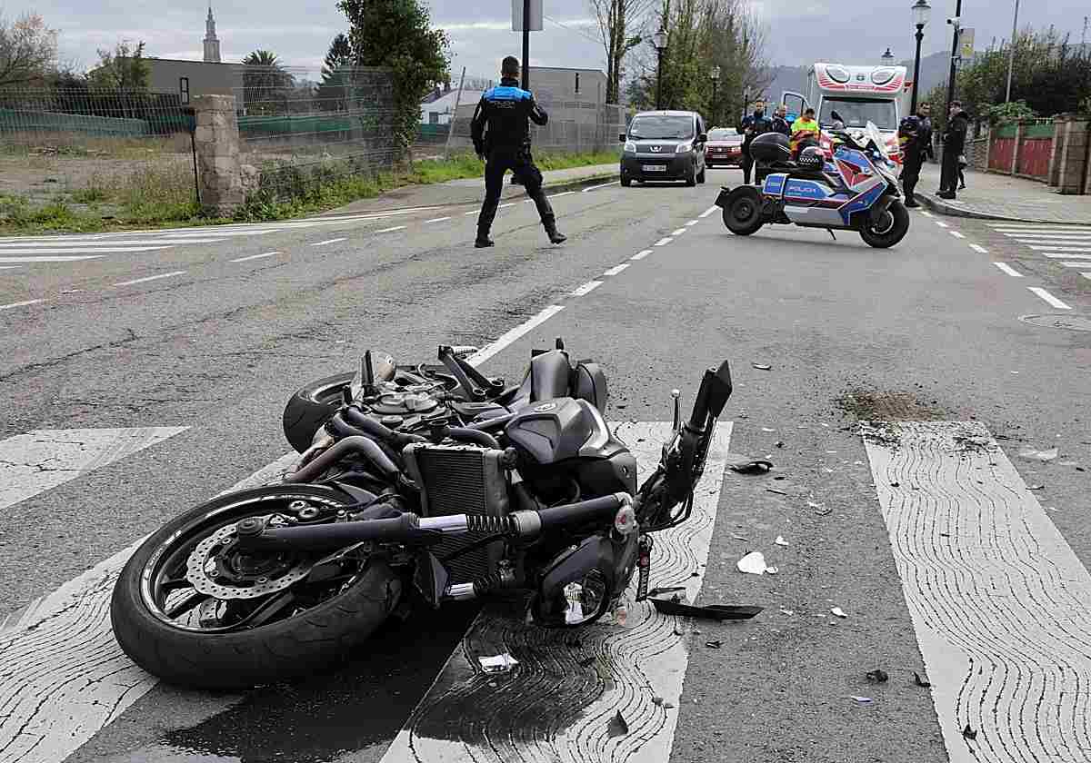 Los motoristas provocan menos accidentes que los coches..