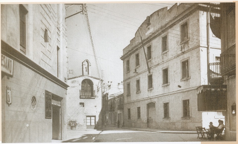 Foto antiga de la Capella de Santa Anna
