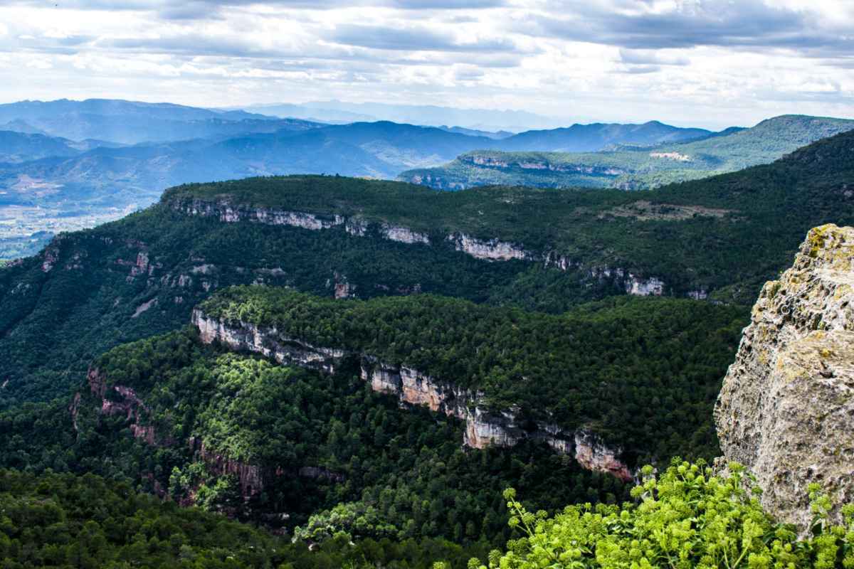 Las montañas de Prades, donde está situada La Mussara