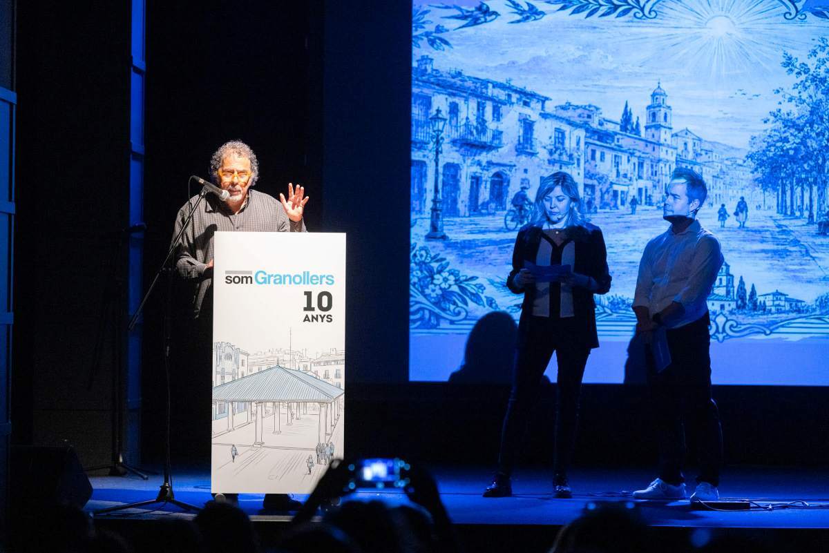 Santi Montagud ens va deleitar amb un poema (amb rima i tot) sobre el bombardeig de Granollers