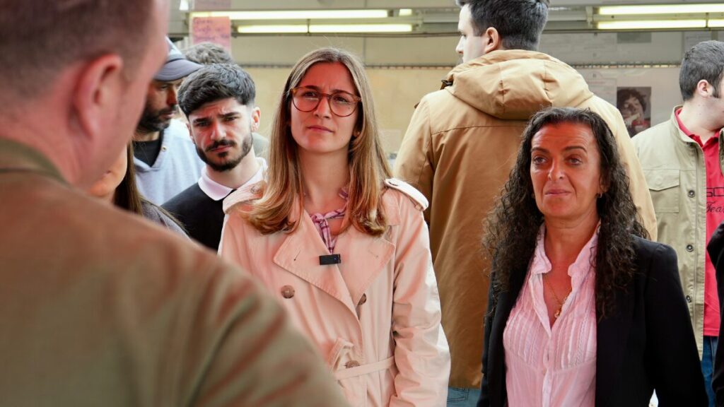 La diputada Julia-Calvet y la concejal Rosa-Tajadura