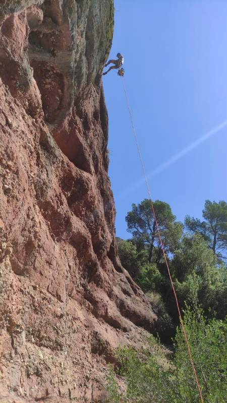 Escalada en el Barranco Gat Menjat Foto Wikilok