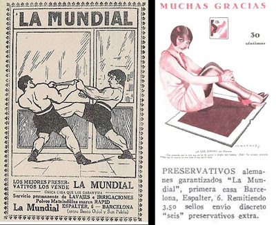 La MUndial y sus gomas, en anuncios de la época