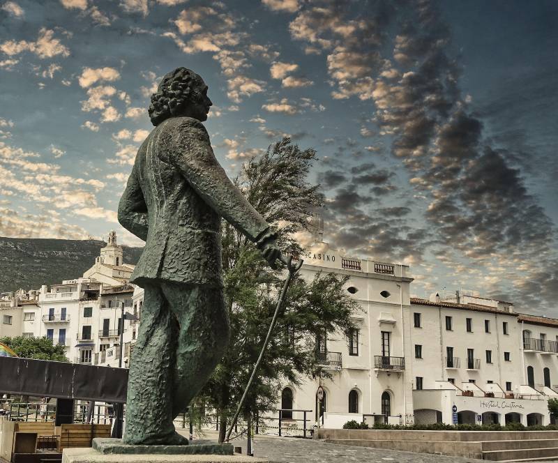 Salvador Dalí siempre presente en Cadaqués. Foto jaimeelfrances