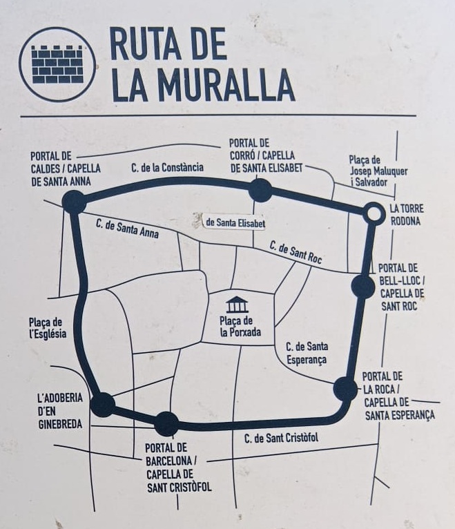 El controvertido trazado de la muralla de Granollers
