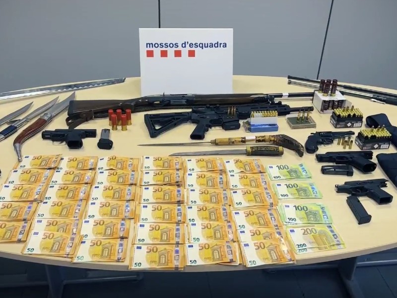Armas confiscadas