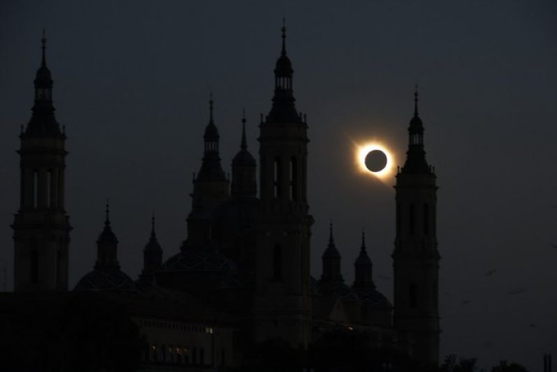 Eclipse solar en Zaragoza
